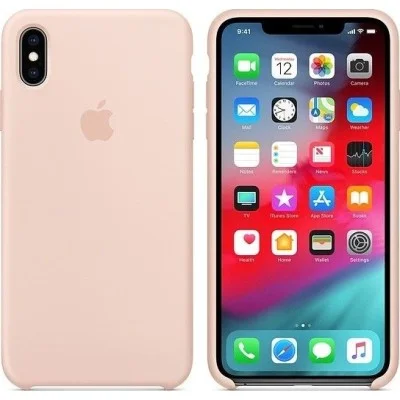 Apple iPhone XS MAX Silicone Case - Pink Sand